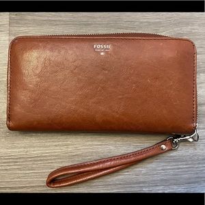 Fossil Zipper Wallet/ Wristlet